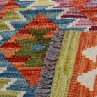 Tapis de couloir Kilim ethnique Chobi 84x296 Tapis Kilim tissé à la main
