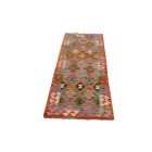 Tapis de couloir Kilim ethnique 63x202 Tapis Kilim tissé à la main