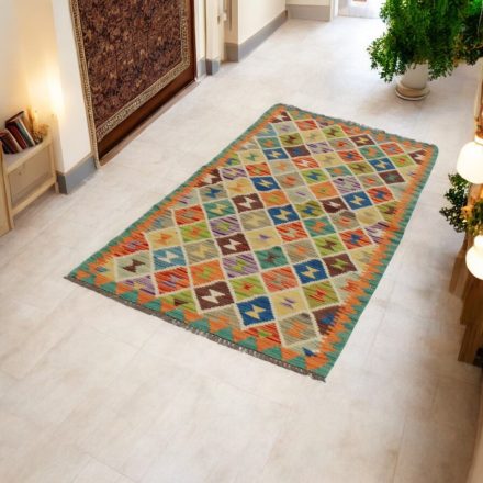 Tapis de course kilim Chobi 82x188 Kilim afghan tissé à la main