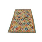 Tapis de course kilim Chobi 82x188 Kilim afghan tissé à la main