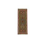 Tapis Kilim tissé main 88x230 Kilim laine Maimana