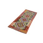 Tapis de couloir Kilim ethnique Chobi 64x198 Tapis Kilim tissé à la main
