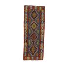 Tapis Kilim tissé main Chobi 80x207 tapis Kilim en laine afghan