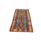 Tapis Kilim tissé main Chobi 80x207 tapis Kilim en laine afghan