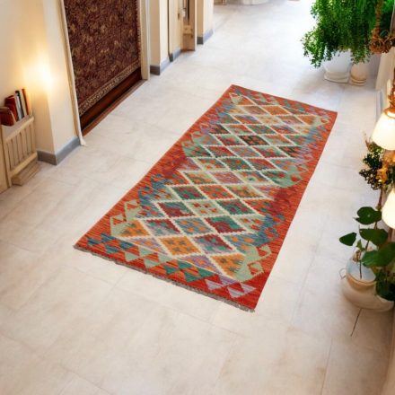 Coureur Afghan Kilim tapis Chobi 65x199 tapis Kelim tissé à la main