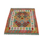Kilim afghan Chobi 86x122 tapis Kelim tissé à la main