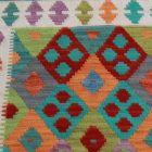Kilim afghan Chobi 86x122 tapis Kelim tissé à la main