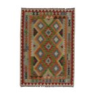 Kilim afghan Chobi 86x122 tapis Kelim tissé à la main