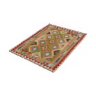 Kilim afghan Chobi 86x122 tapis Kelim tissé à la main
