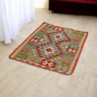 Kilim afghan Chobi 91x135 tapis Kelim tissé à la main