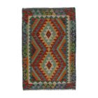 Kilim afghan Chobi 91x135 tapis Kelim tissé à la main