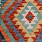 Kilim afghan Chobi 82x118 tapis Kelim tissé à la main
