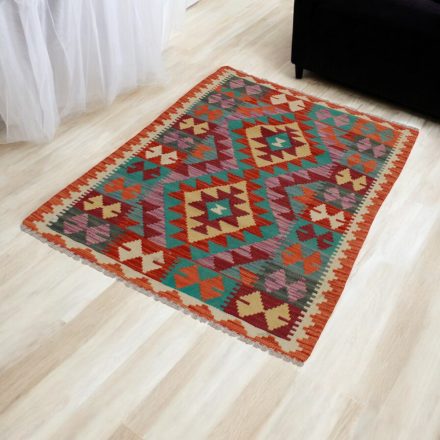 Tapis Kilim tissé main 87x127 Kilim laine Maimana