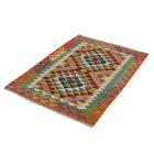 Kilim afghan Chobi 82x118 tapis Kelim tissé à la main