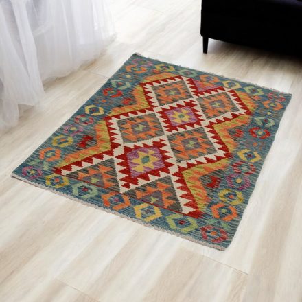 Tapis Kilim ethnique Chobi 88x122 Tapis Kilim tissé à la main