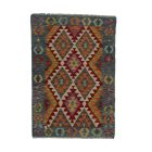 Tapis Kilim ethnique Chobi 88x122 Tapis Kilim tissé à la main