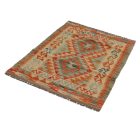 Kilim afghan Chobi 82x114 tapis Kelim tissé à la main