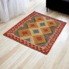 Kilim afghan Chobi 82x114 tapis Kelim tissé à la main