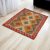 Kilim afghan Chobi 82x114 tapis Kelim tissé à la main