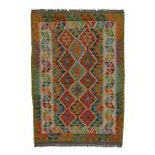 Tapis Kilim tissé main Chobi 84x125 Kilim afghan en laine