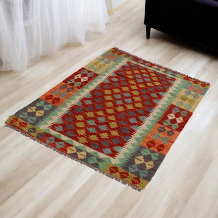Tapis Kilim afghan Chobi 75x110 Kelim ethnique tissé à la main