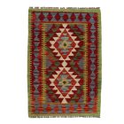 Tapis Kilim tissé main 88x122 Kilim laine Maimana