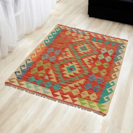 Tapis Kilim tissé main 88x122 Kilim laine Maimana
