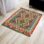 Kilim afghan Chobi 80x120 tapis Kelim tissé à la main