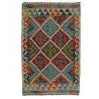 Maimana Kilim 80x125 tapis Kilim afghan tissé main
