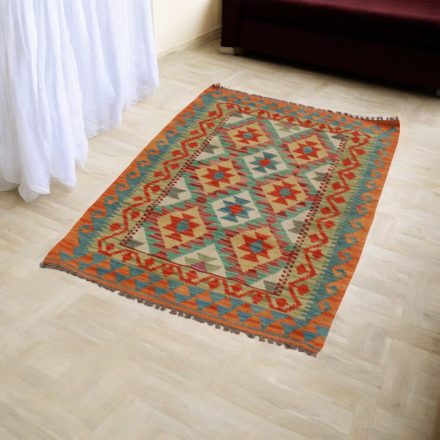 Tapis Kilim tissé main 87x130 Kilim laine Maimana