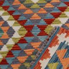 Kilim Chobi tapis 85x119 laine tissé main Afghan