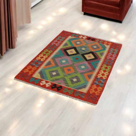 Tapis Kilim afghan Chobi 86x126 Kelim ethnique tissé à la main