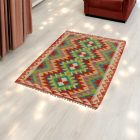 Tapis Kilim tissé main 104x158 Kilim laine Maimana
