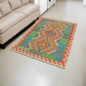 Chobi Kilim tapis 103x162 kelim laine tissé à la main