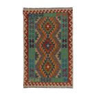 Chobi Kilim tapis 103x162 kelim laine tissé à la main