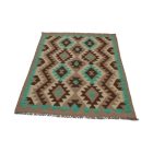 Tapis Kilim tissé main 103x147 Kilim laine Maimana
