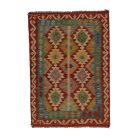 Chobi Kilim tapis 98x140 kelim laine tissé à la main