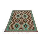 Tapis Kilim en laine Chobi 106x151 Kilim afghan tissé main