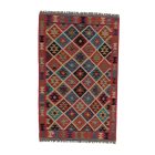 Kilim afghan Chobi 96x157 tapis Kelim tissé à la main