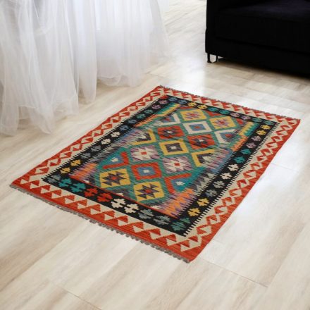 Tapis Kilim tissé main Chobi 101x150 Kilim afghan en laine