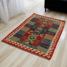 Tapis Kilim ethnique Chobi 105x163 Tapis Kilim tissé à la main