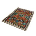 Tapis Kilim ethnique Chobi 103x145 Tapis Kilim tissé à la main