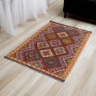 Kilim afghan Chobi 97x147 tapis Kelim tissé à la main