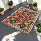 Tapis Kilim tissé main 96x155 Kilim laine Maimana