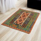 Chobi Kilim tapis 104x150 kelim laine tissé à la main