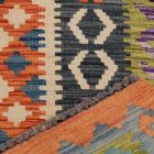 Chobi Kilim tapis 104x150 kelim laine tissé à la main
