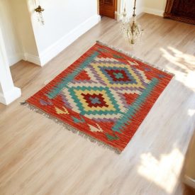 Tapis Kilim en laine Chobi 60x92 Kilim afghan tissé main