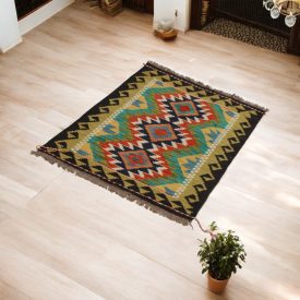 Tapis Kilim en laine Chobi 60x92 Kilim afghan tissé main