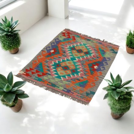 Tapis Kilim tissé main 64x93 Kilim laine Maimana