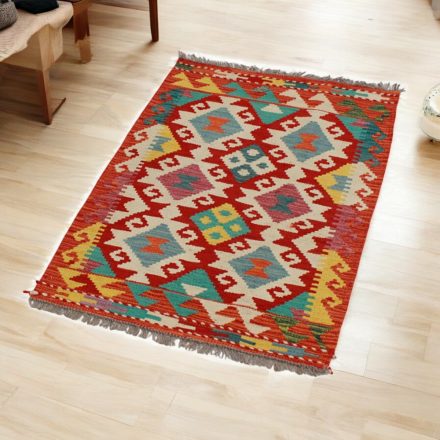 Chobi Kilim tapis 62x98 kelim laine tissé à la main